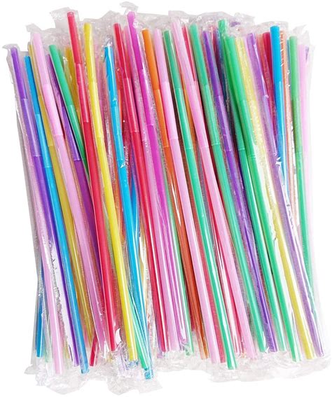 Duety 6pcs Reusable Replacement Straws Flexible Plastic Straw with Cleaning Brush 11. . Straws walmart